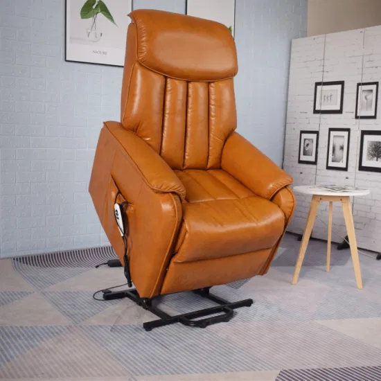 Jky Furniture – fauteuil inclinable électrique à siège unique en cuir, avec fonction de Massage, pour le salon